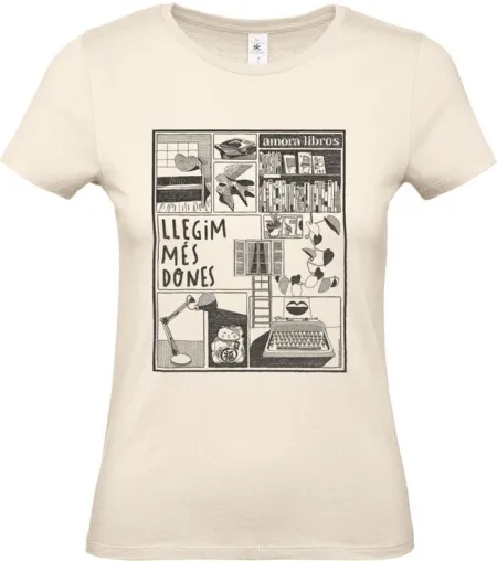 Samarreta Llegim Més Dones - Cru - Talla S
