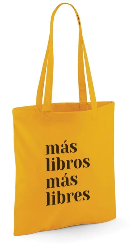 Bolsa Más Libros Más Libres - Mostaza